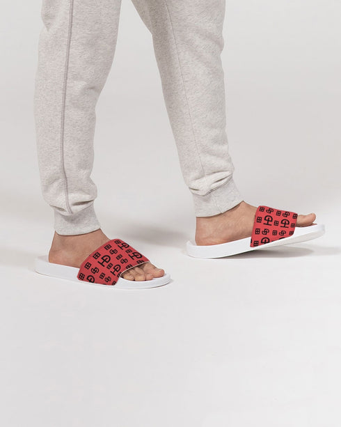 HEED NYC New Signature Coral & Black White Bottom Women's Slide Sandal